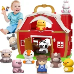 🧸 Rainbow Wooden Stacking Tower